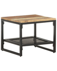 Table d'appoint 40x40x35 cm Bois de récupération massif | Mobilier & Déco