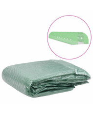 Couverture de remplacement de serre (54 m²) 300x1800x200cm Vert | Mobilier & Déco