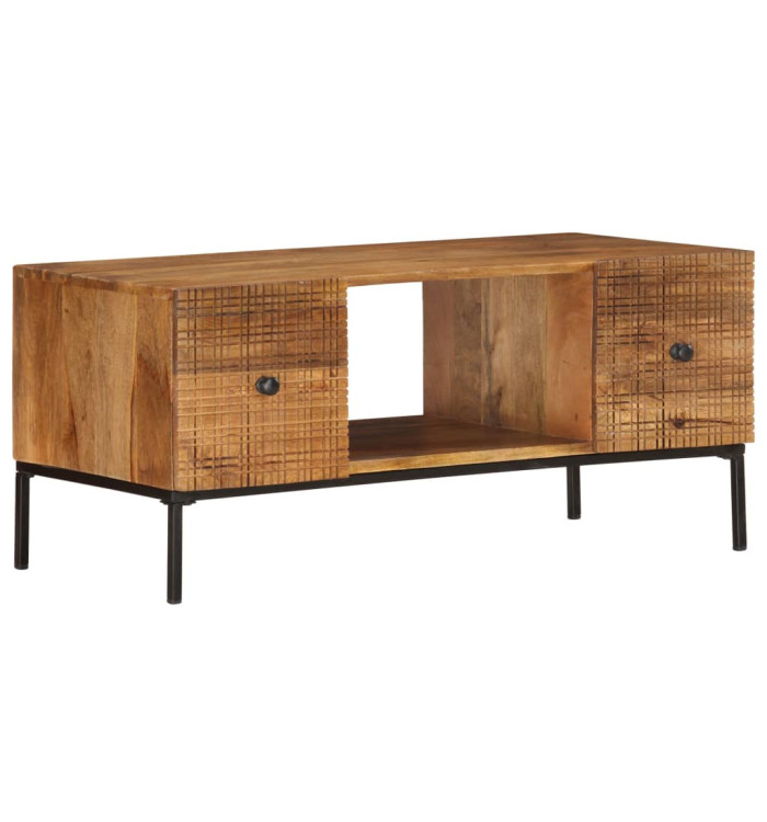 Table basse 90x45x40 cm Bois de manguier massif | Mobilier & Déco