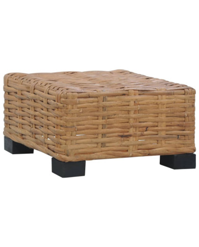 Table basse 47x47x28 cm rotin naturel | Mobilier & Déco