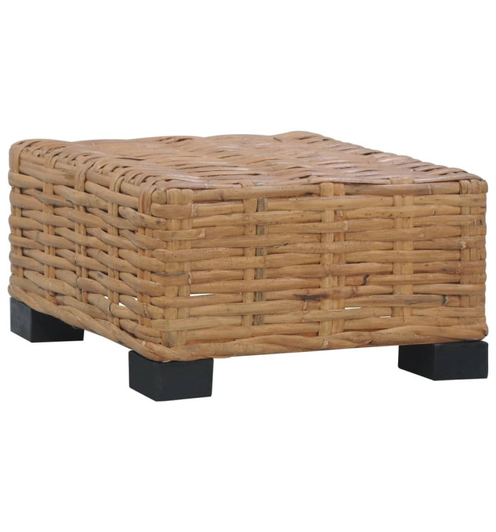 Table basse 47x47x28 cm rotin naturel | Mobilier & Déco