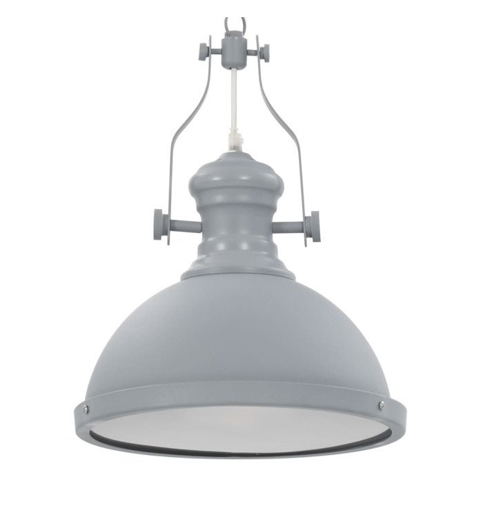 Plafonnier Gris Rond E27 | Mobilier & Déco