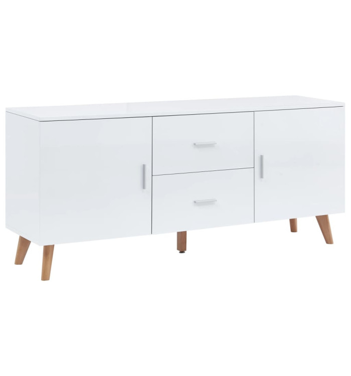 Buffet Blanc 160x40x70 cm MDF | Mobilier & Déco