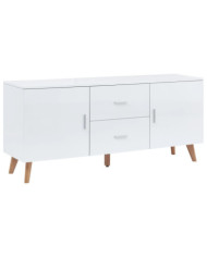 Buffet Blanc 160x40x70 cm MDF | Mobilier & Déco