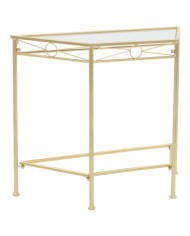 Table d'appoint Style vintage Métal 87 x 34 x 73 cm Doré | Mobilier & Déco