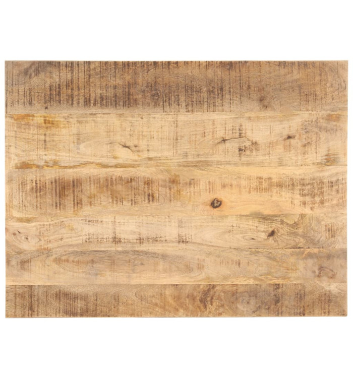 Dessus de table Bois de manguier solide 25-27 mm 70x60 cm | Mobilier & Déco