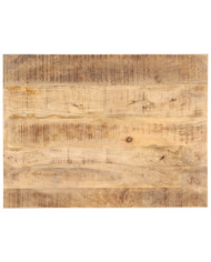 Dessus de table Bois de manguier solide 25-27 mm 70x60 cm | Mobilier & Déco