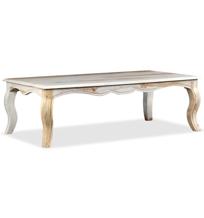 Table basse Bois massif 110x60x35 cm | Mobilier & Déco