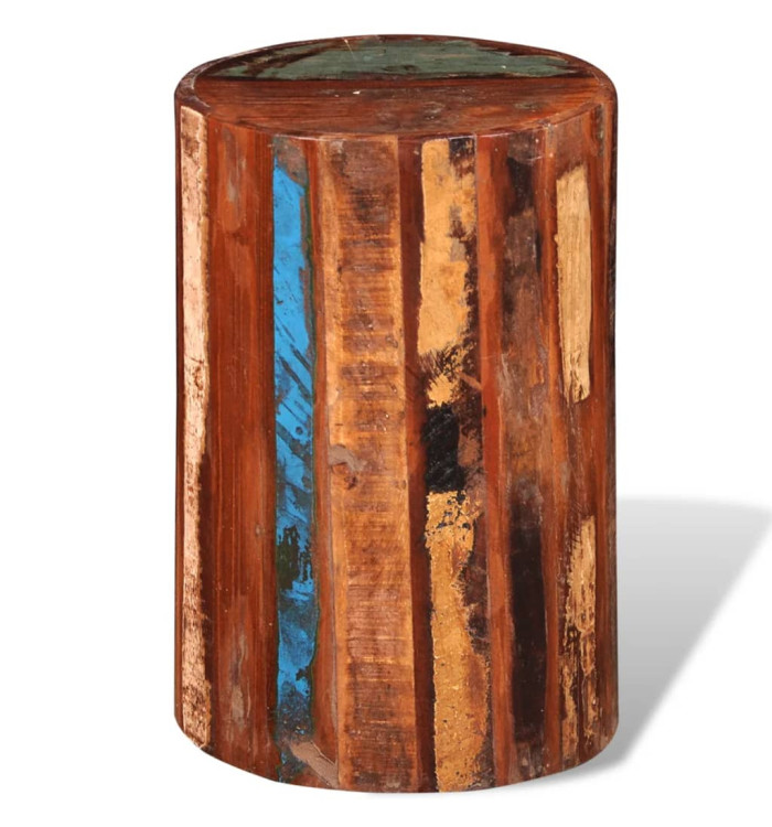 Tabouret Bois de récupération massif | Mobilier & Déco