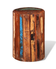 Tabouret Bois de récupération massif | Mobilier & Déco