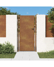 Portail de jardin 105x180 cm acier corten | Mobilier & Déco