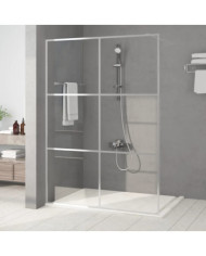 Paroi de douche Argenté 140x195 cm Verre ESG transparent | Mobilier & Déco