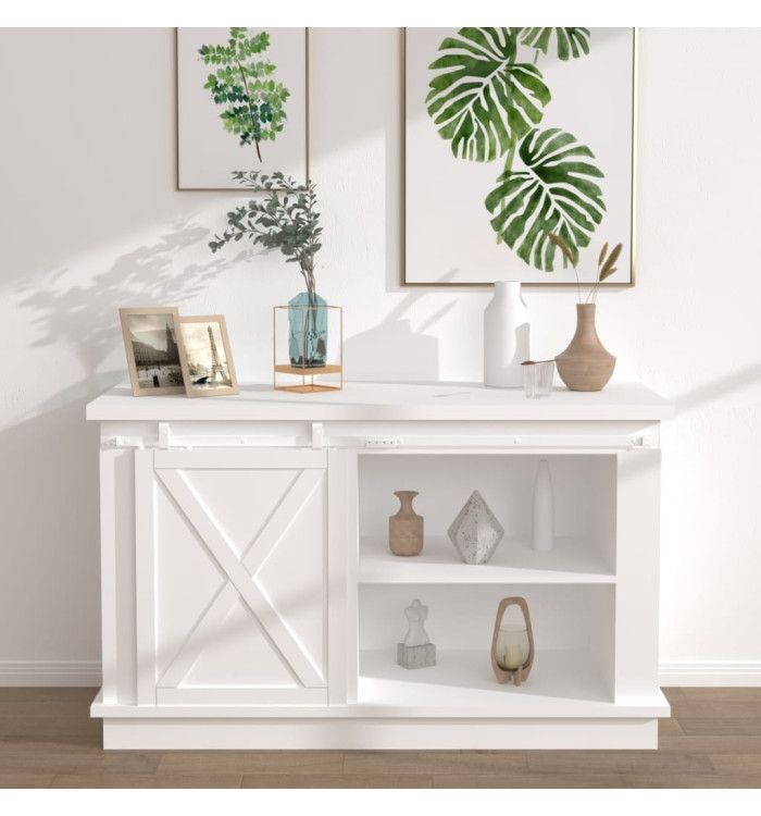 Kit mini de porte d'armoire coulissante Acier au carbone 122 cm | Mobilier & Déco