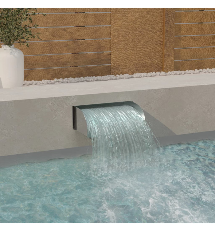 Cascade avec LED 45x34x14 cm Acier inoxydable 304 | Mobilier & Déco