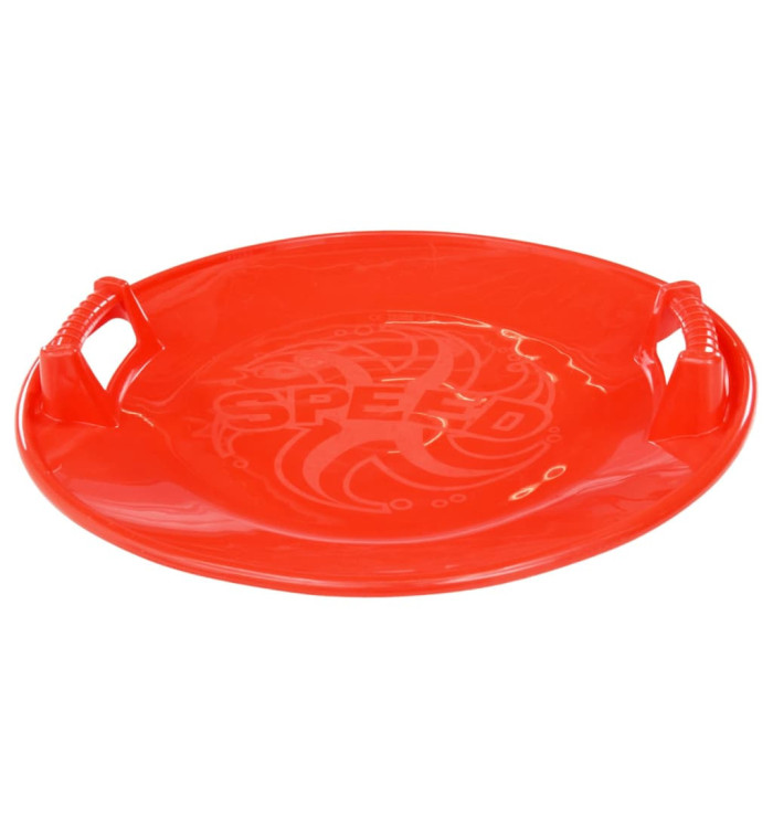 Luge ronde Rouge 66,5 cm PP | Mobilier & Déco