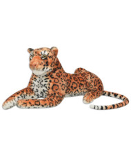 Léopard en peluche Marron XXL | Mobilier & Déco