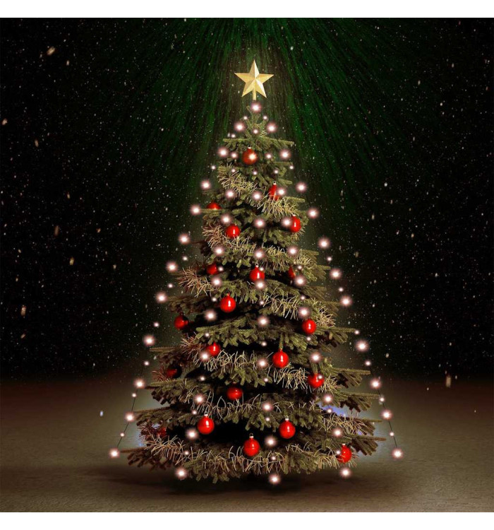 Guirlande lumineuse d'arbre de Noël avec 180 LED 180 cm | Mobilier & Déco