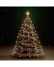 Guirlande lumineuse d'arbre de Noël avec 180 LED 180 cm | Mobilier & Déco