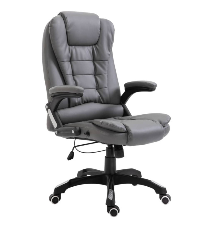 Chaise de bureau Anthracite Similicuir | Mobilier & Déco