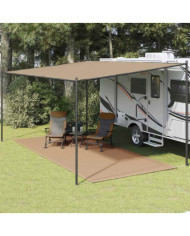 Tapis de tente 250x500 cm Taupe | Mobilier & Déco
