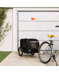 Remorque de vélo pour animaux de compagnie noir | Mobilier & Déco