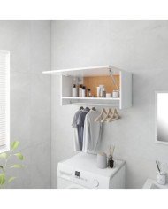 Garde-robe blanc 70x32,5x35 cm bois d'ingénierie | Mobilier & Déco