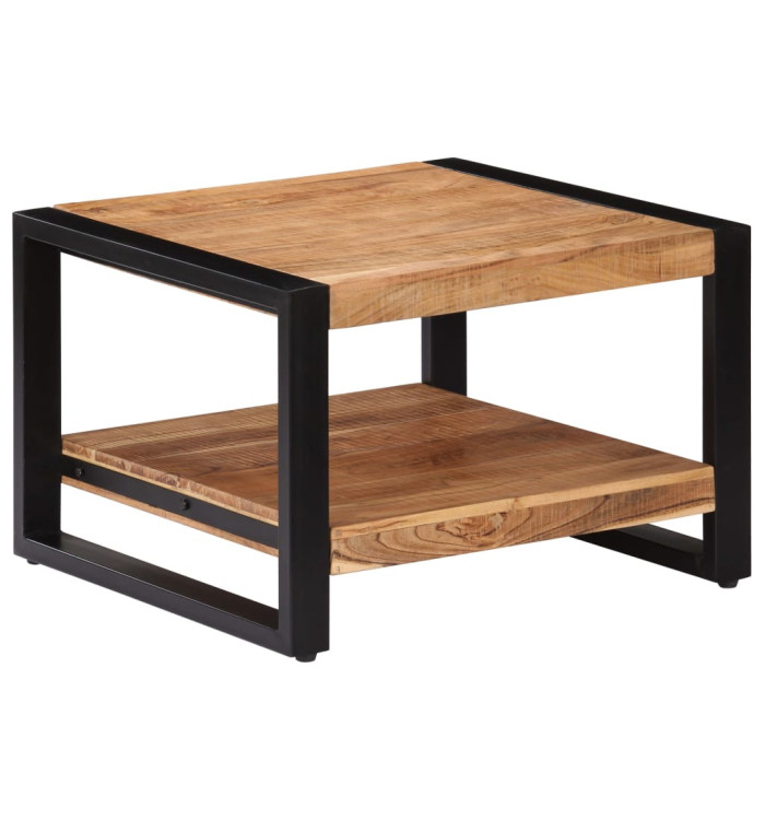 Table basse 60x60x40 cm Bois d'acacia massif | Mobilier & Déco