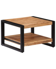 Table basse 60x60x40 cm Bois d'acacia massif | Mobilier & Déco