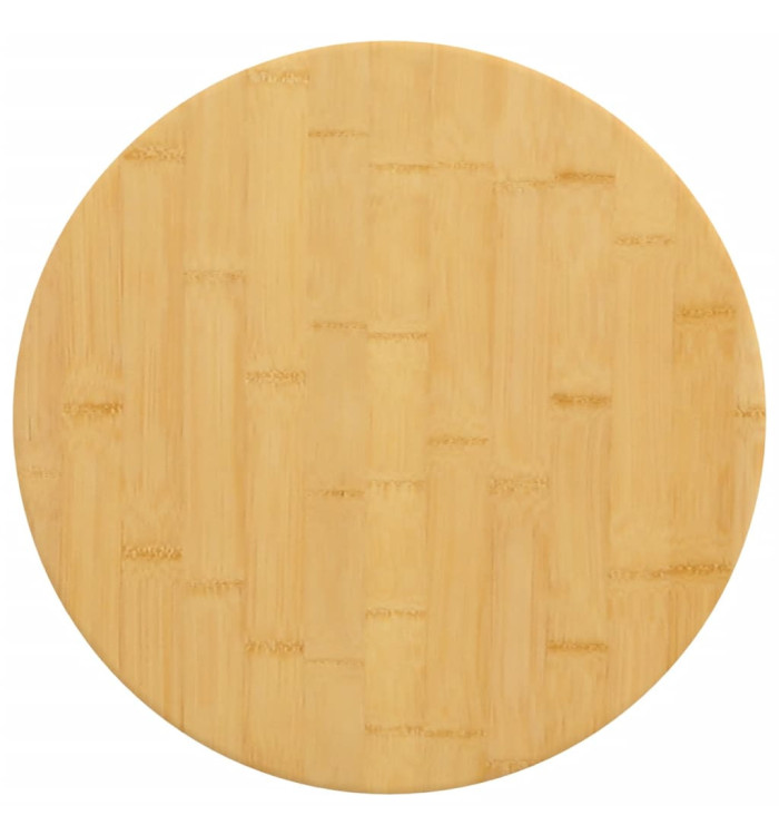 Dessus de table Ø50x4 cm bambou | Mobilier & Déco