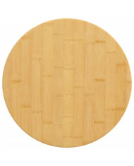 Dessus de table Ø50x4 cm bambou | Mobilier & Déco
