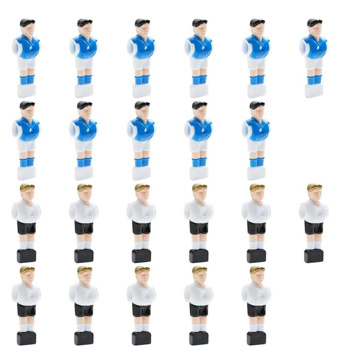 Joueurs de baby-foot pour tige de 15,9 mm 22 pcs | Mobilier & Déco