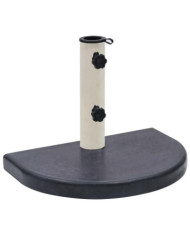 Socle de parasol Noir 40x28x4 cm Granite | Mobilier & Déco