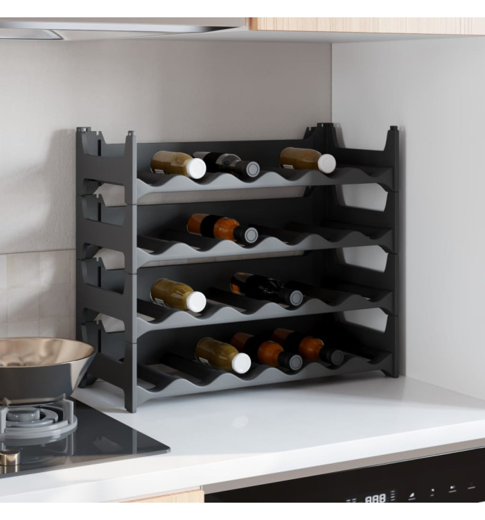 Casier à vin pour 24 bouteilles PP empilable | Mobilier & Déco