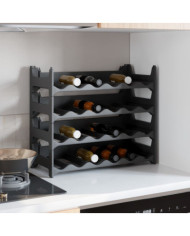 Casier à vin pour 24 bouteilles PP empilable | Mobilier & Déco