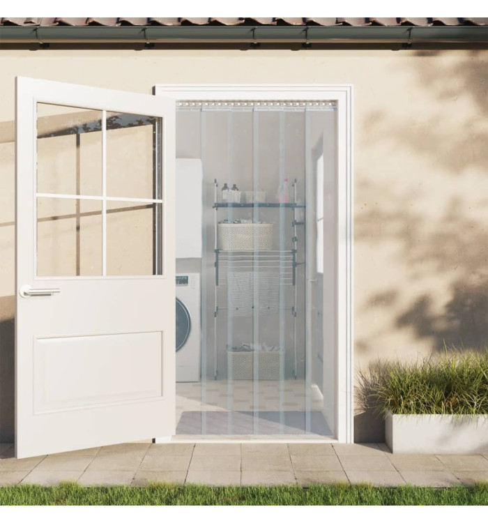 Rideau de porte transparent 200 mmx1,6 mm 50 m PVC | Mobilier & Déco