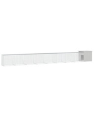 Cage pour poules Gris 900x91x100 cm Acier galvanisé | Mobilier & Déco