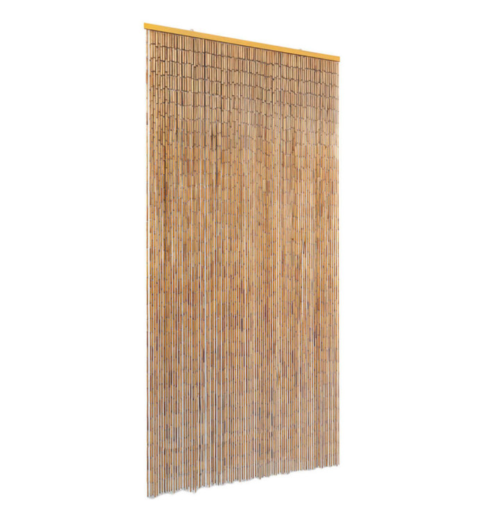 Rideau de porte contre insectes Bambou 90 x 220 cm | Mobilier & Déco