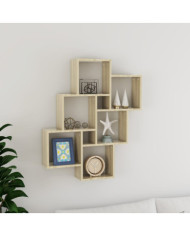Étagère murale cube Chêne sonoma 78x15x93 cm Bois d’ingénierie | Mobilier & Déco