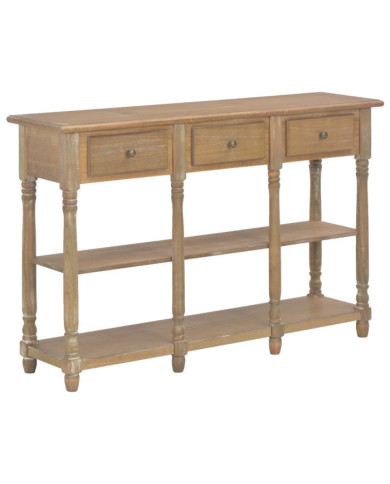 Table console 110x30x76 cm bois d'ingénierie | Mobilier & Déco