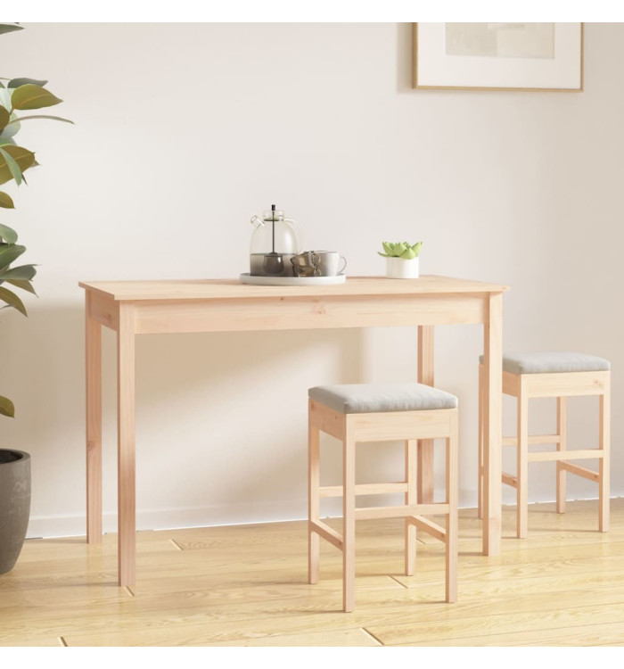 Table à manger 110x55x75 cm Bois massif de pin | Mobilier & Déco