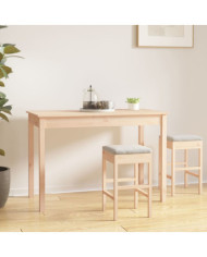 Table à manger 110x55x75 cm Bois massif de pin | Mobilier & Déco