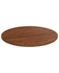 Dessus de table rond Marron foncé Ø70x1,5cm Chêne massif traité | Mobilier & Déco