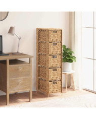 Unité de rangement avec 5 paniers 25,5x37x100 cm Jacinthe d'eau | Mobilier & Déco