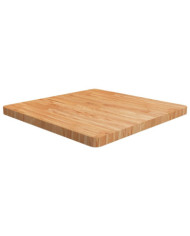 Dessus de table carré Marron clair 70x70x4cm Bois chêne traité | Mobilier & Déco