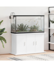Support pour aquarium blanc 101x41x58 cm bois d'ingénierie | Mobilier & Déco