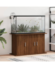 Support d'aquarium chêne marron 101x41x58 cm bois d'ingénierie | Mobilier & Déco