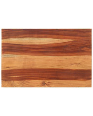 Dessus de table bois massif d'acacia 25-27 mm 60x90 cm | Mobilier & Déco