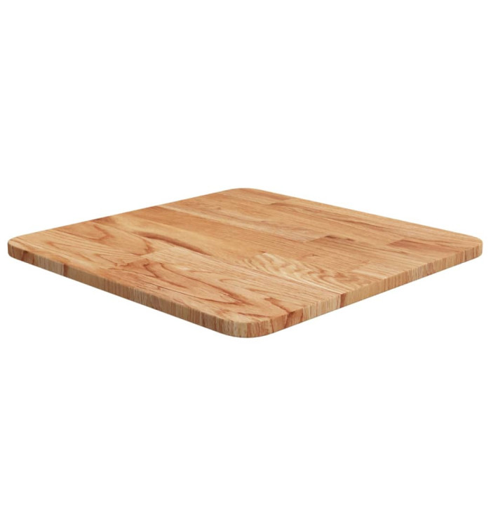 Dessus de table carré Marron clair40x40x1,5cm Bois chêne traité | Mobilier & Déco