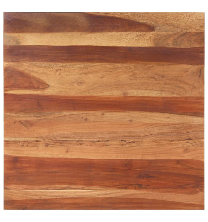 Dessus de table bois massif d'acacia 15-16 mm 80x80 cm | Mobilier & Déco
