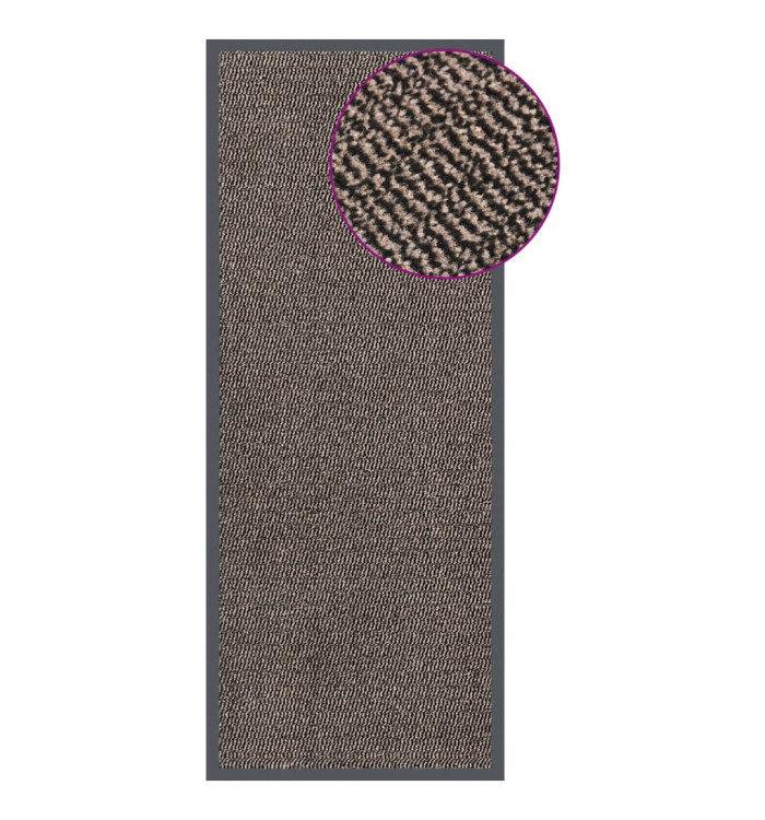 Paillasson touffeté 60x150 cm Marron foncé | Mobilier & Déco